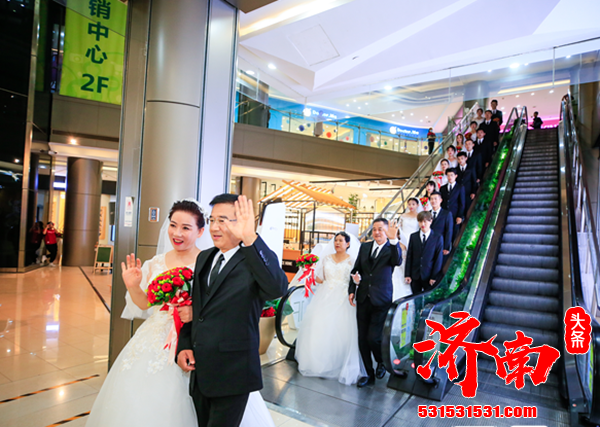 济南绿地中心举办《爱,就要在一起》星空主题婚礼