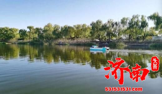 海淀区河道管理所最新启用的无人环保清洁船，南沙河上当“保洁员”
