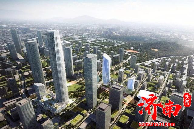济南将新添一座标志性建筑，围绕着一轴、四区来打造