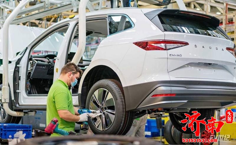 大众MEB平台第三款车型 斯柯达Enyaq iV在海外开始量产