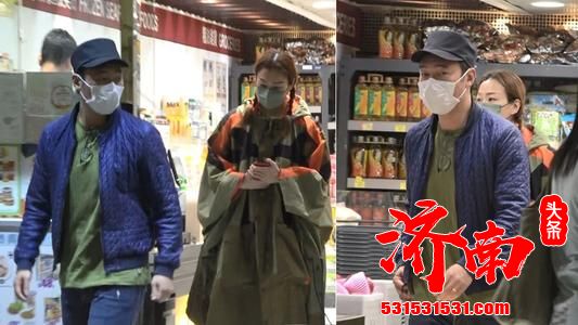 郑秀文与丈夫许志安逛超市，全程并没有太多交流