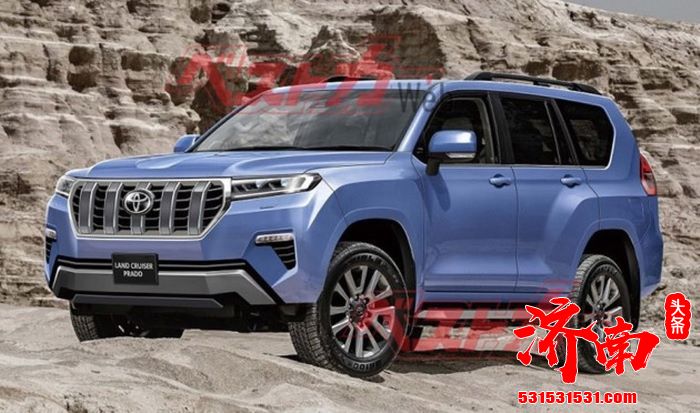 全新丰田普拉多渲染图 换装犀利LED前大灯组 或搭载最新2.4T发动机