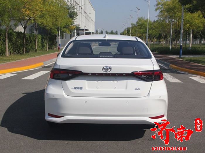 一汽丰田ALLION申报图曝光 定位A+级轿车 2.0L发动机