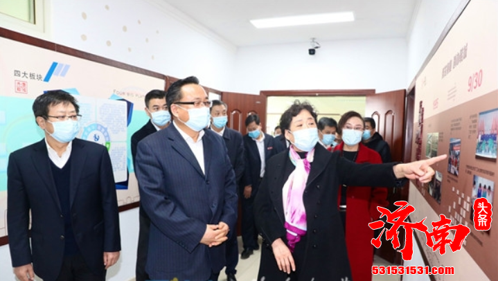 济南市长到天桥区企业社区 走访慰问省级劳模 老党员 生活困难党员和困难职工