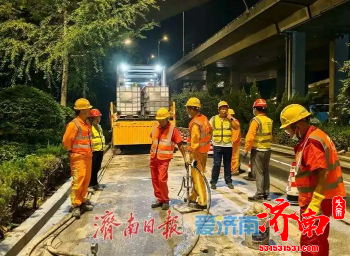 济南经十路整体养护提升工程已全面启动