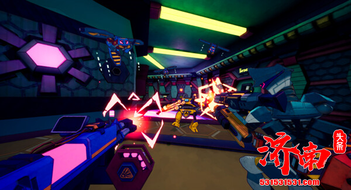 第一人称复古快节奏动作砍杀游戏《反抗引擎》Steam推出全新试玩Demo