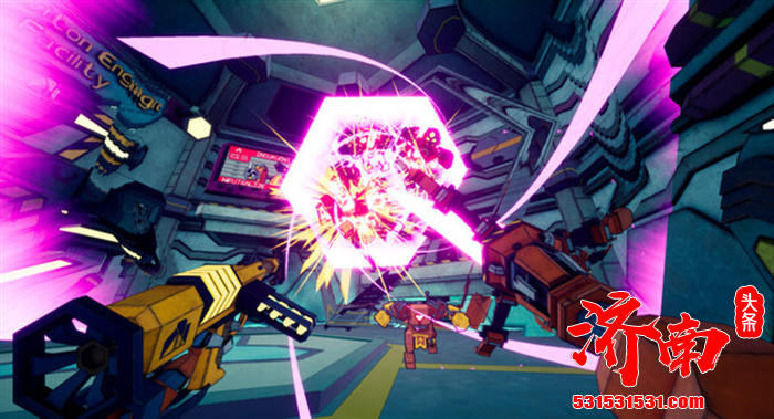 第一人称复古快节奏动作砍杀游戏《反抗引擎》Steam推出全新试玩Demo