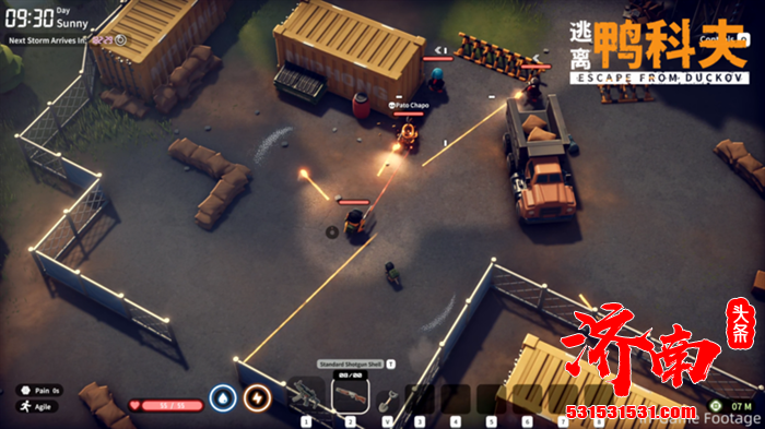 鸭子题材单人俯视角掠夺撤离式射击游戏《逃离鸭科夫》正式发售